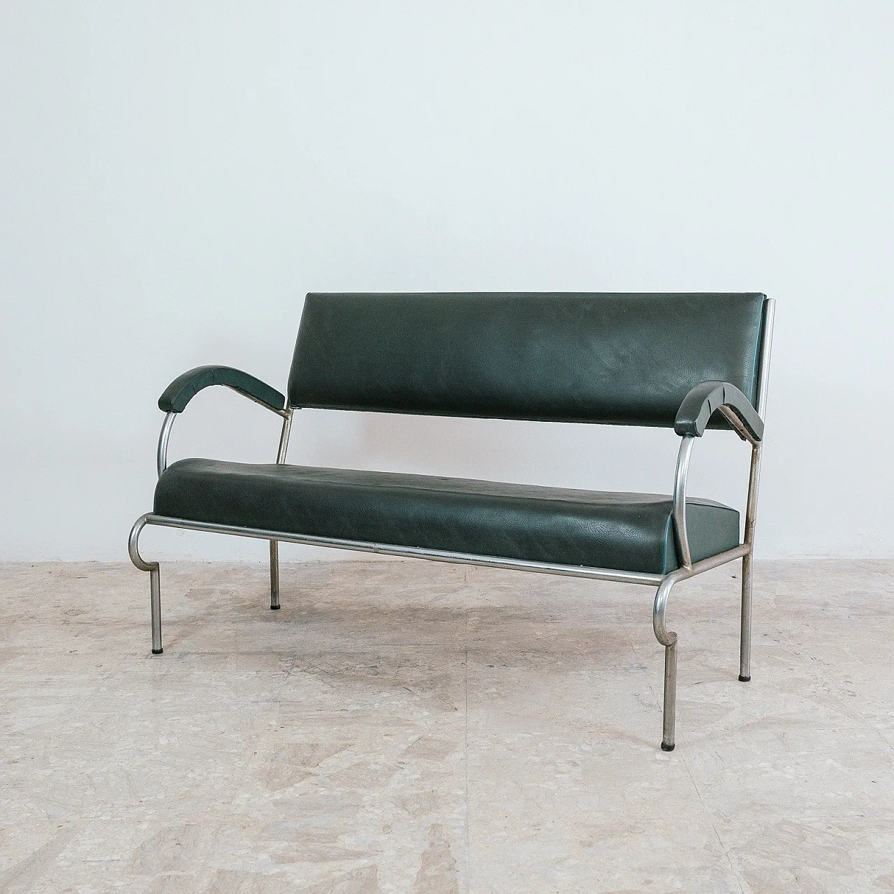 Bauhaus Cantilever Sofa In Tubular Steel, 1940s 2
