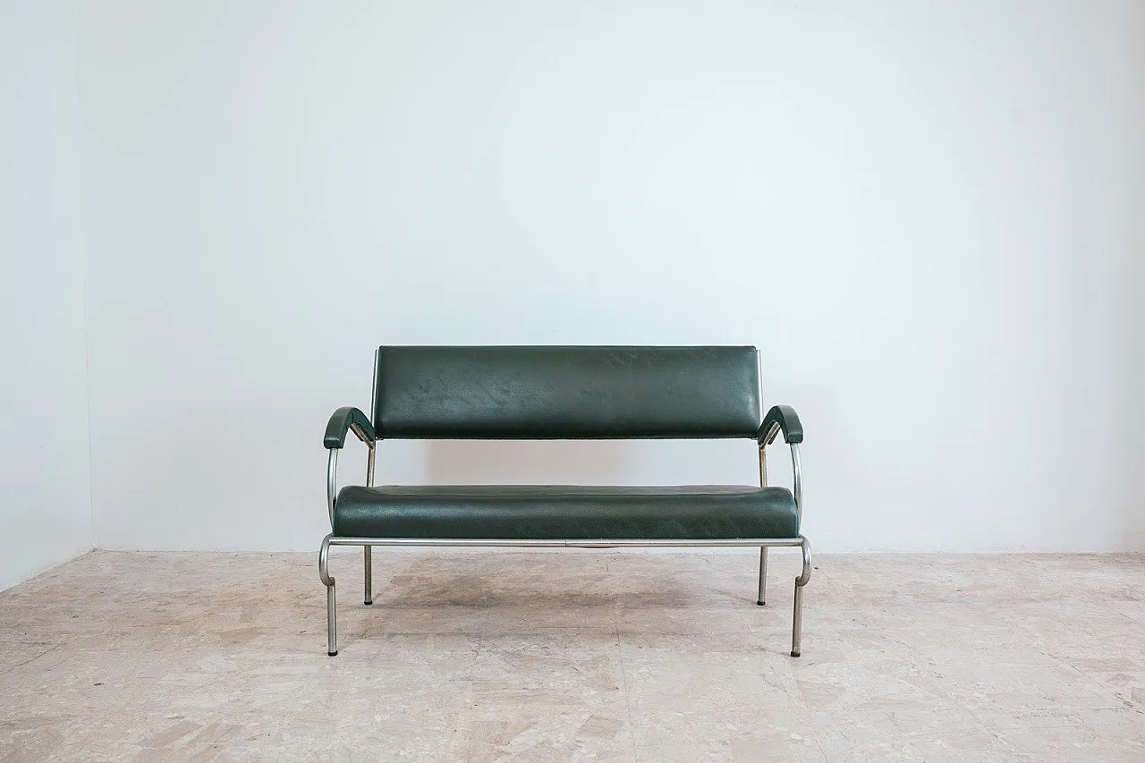 Bauhaus Cantilever Sofa In Tubular Steel, 1940s 4