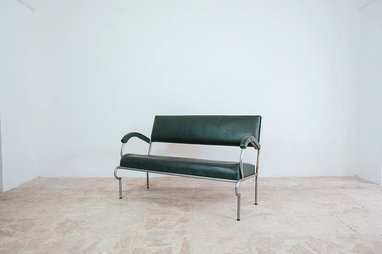 Bauhaus Cantilever Sofa In Tubular Steel, 1940s 9