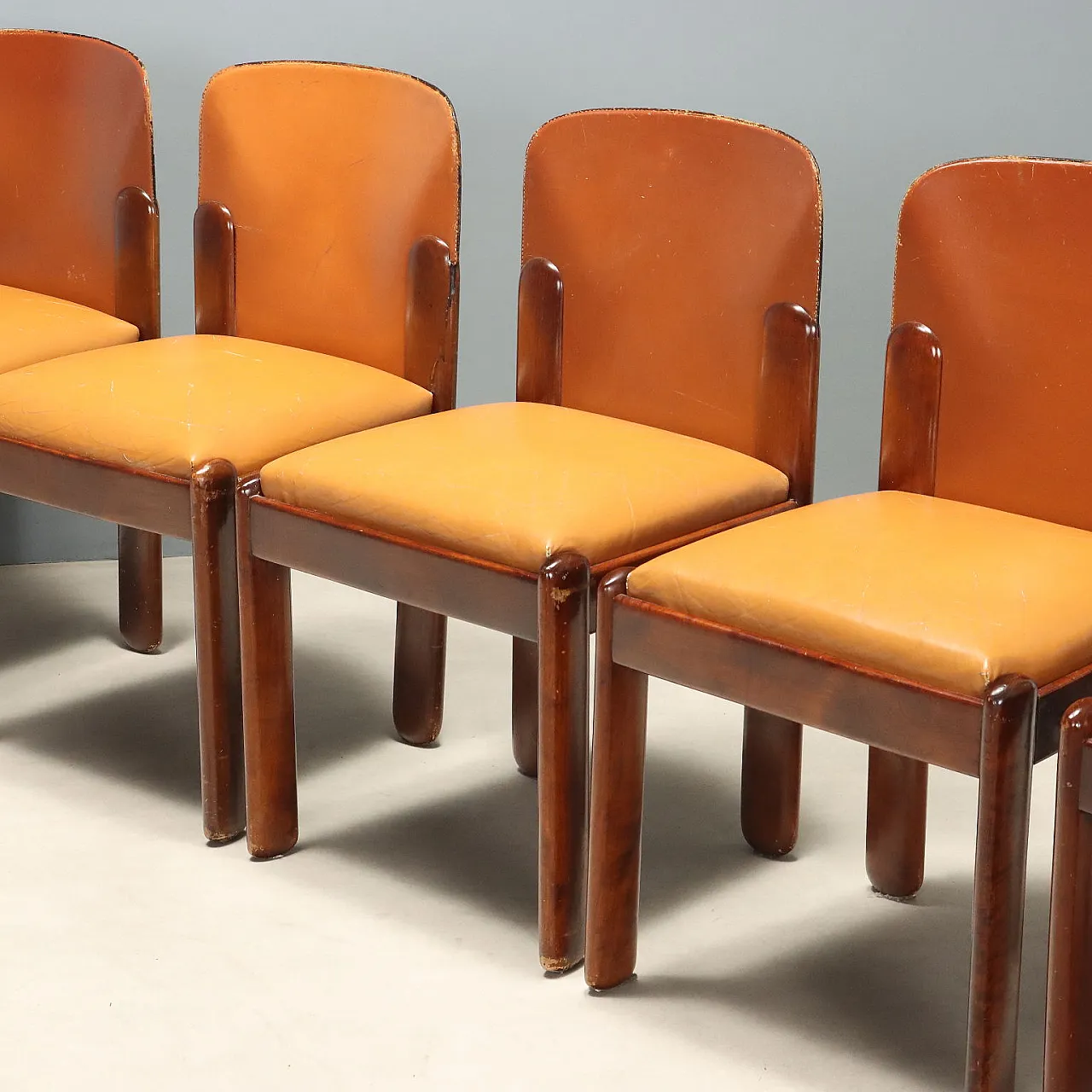8 Chairs by Silvio Coppola for Bernini, 1960s 3