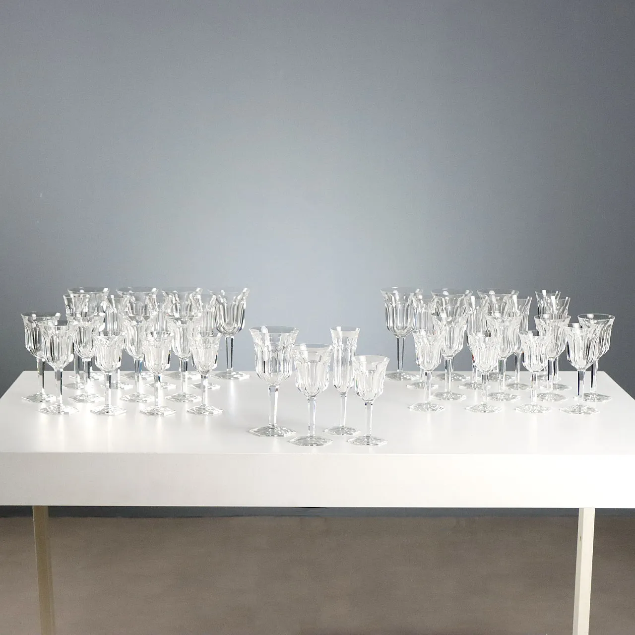 Baccarat Manufacture stemware service, 20th century 9