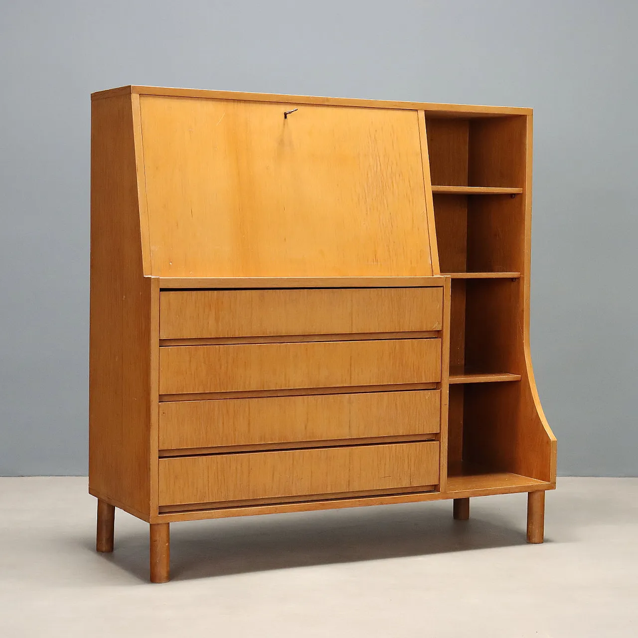 Furniture in maple with flap, 1960s 1
