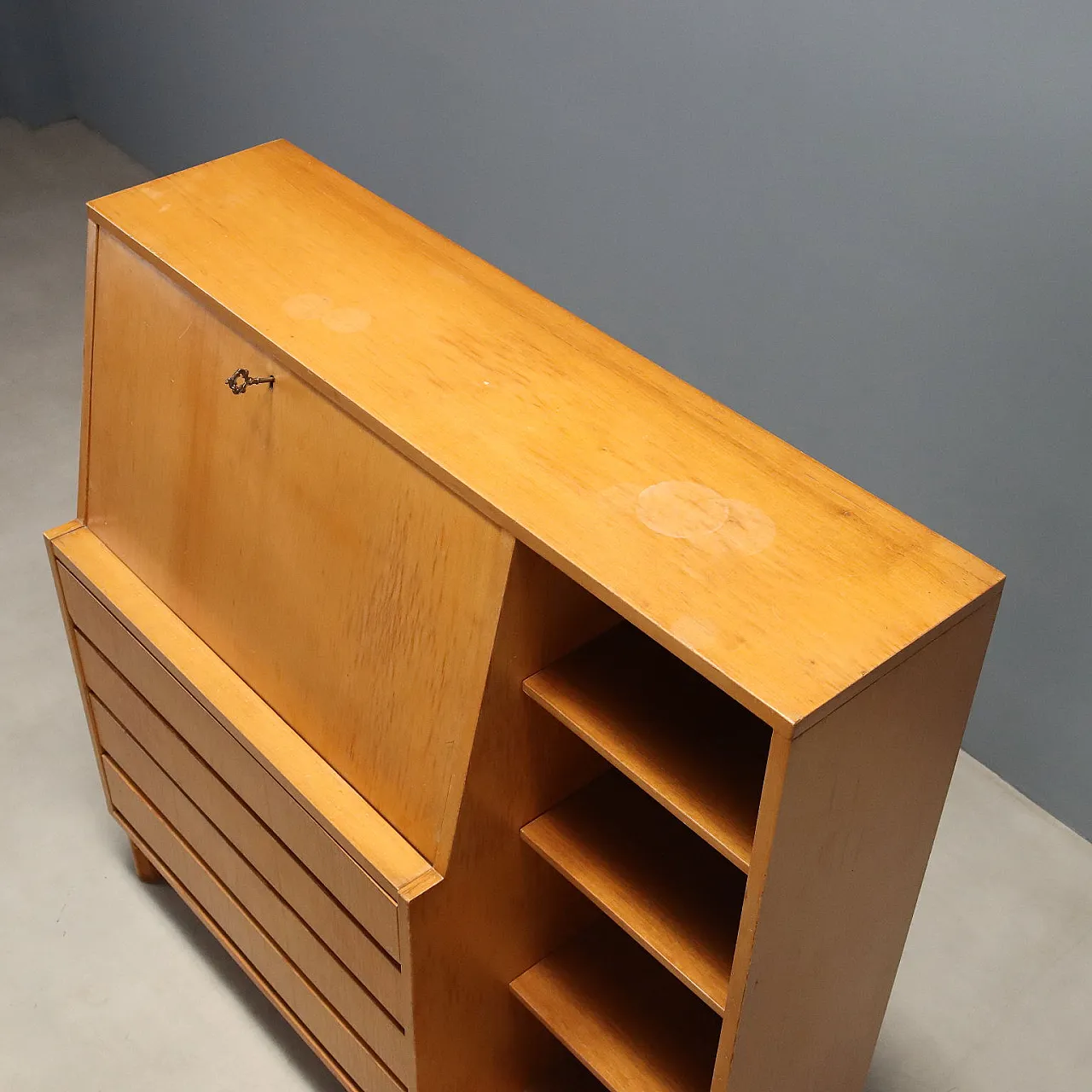 Furniture in maple with flap, 1960s 8
