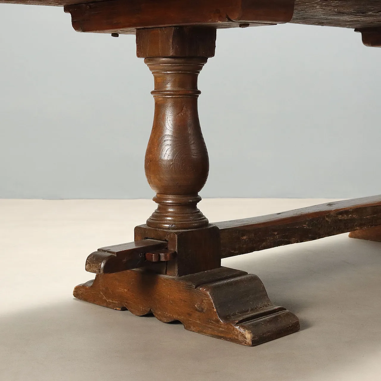 Chestnut table, late 19th century 5