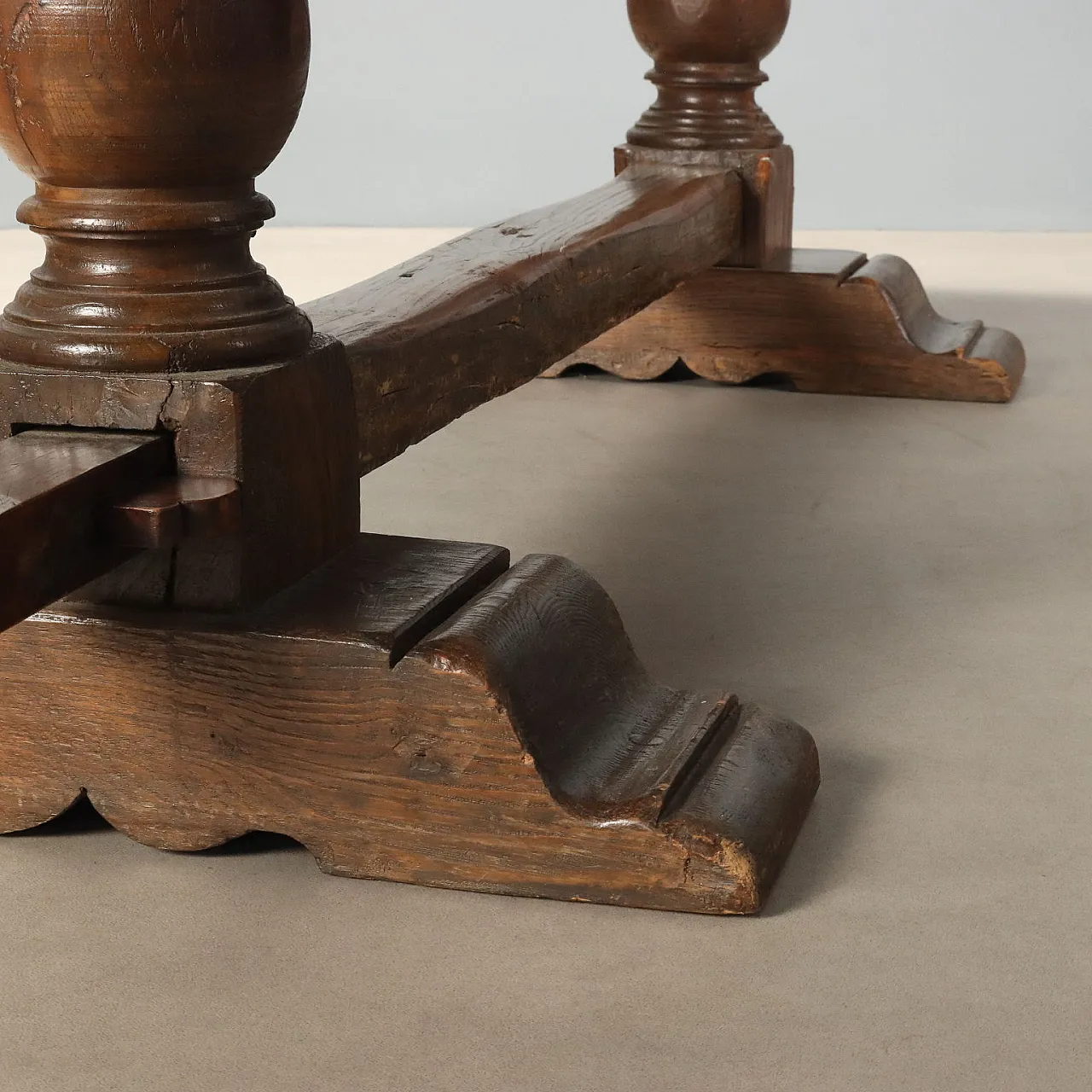 Chestnut table, late 19th century 6