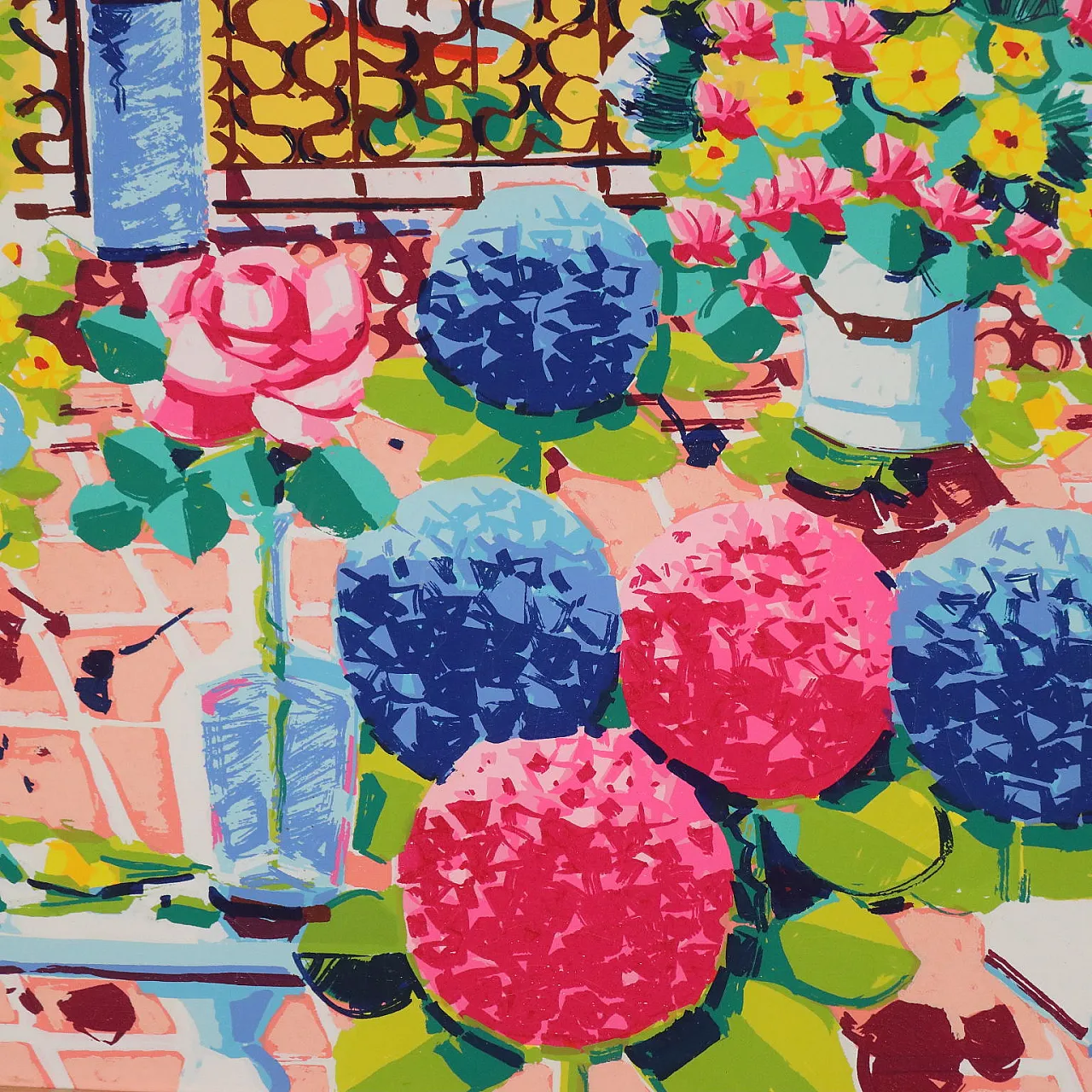 Spring on the Amalfi coast by Athos Faccincani, 20th century 5