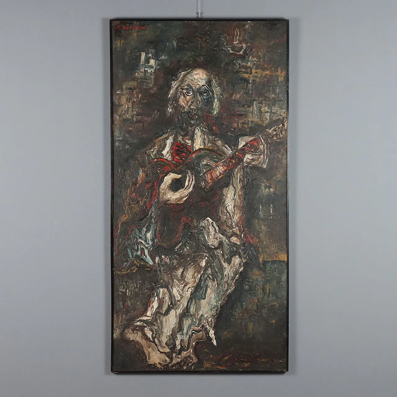 Guitar Player by Antonio Manzoni, 20th century 1