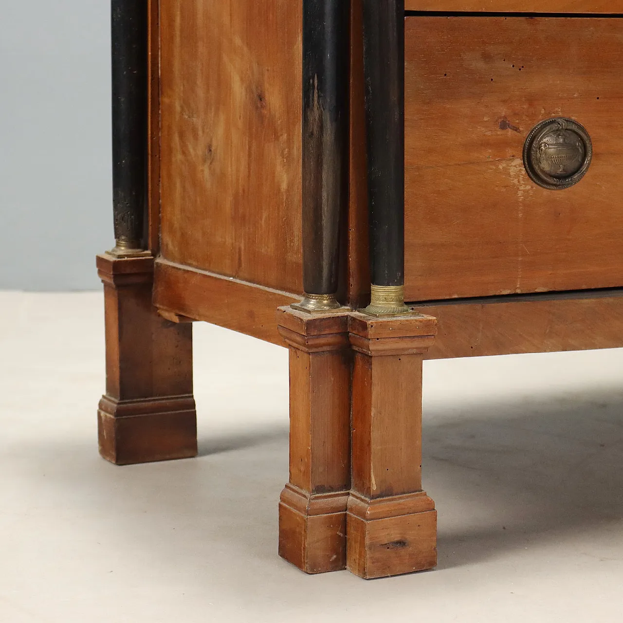 Napoleon III chest of drawers in walnut, late 19th century 6