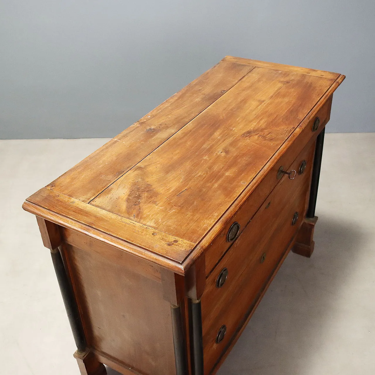 Napoleon III chest of drawers in walnut, late 19th century 7
