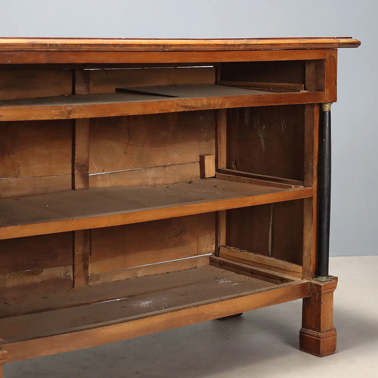 Napoleon III chest of drawers in walnut, late 19th century 8