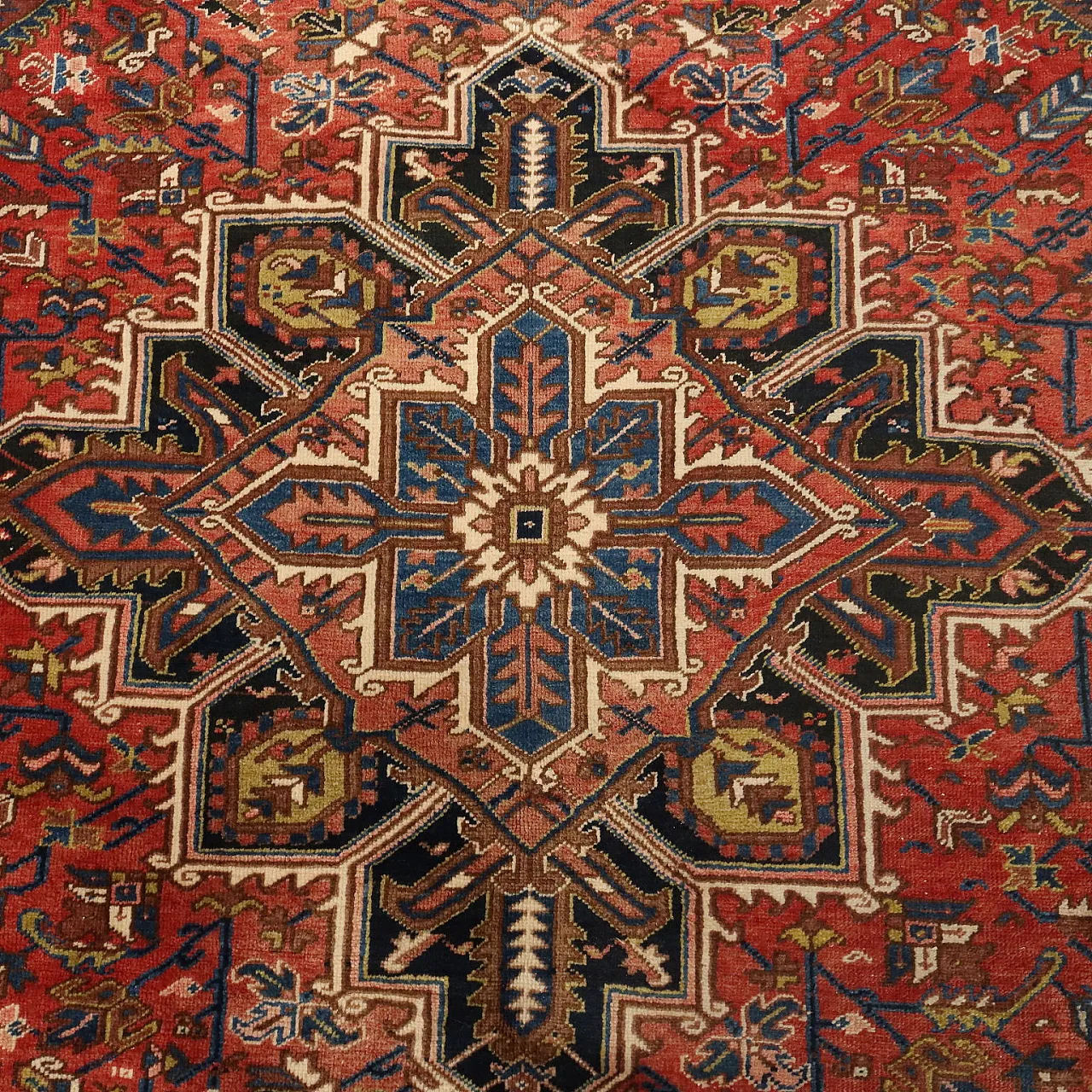 Heriz rug in cotton and wool, 20th century 4