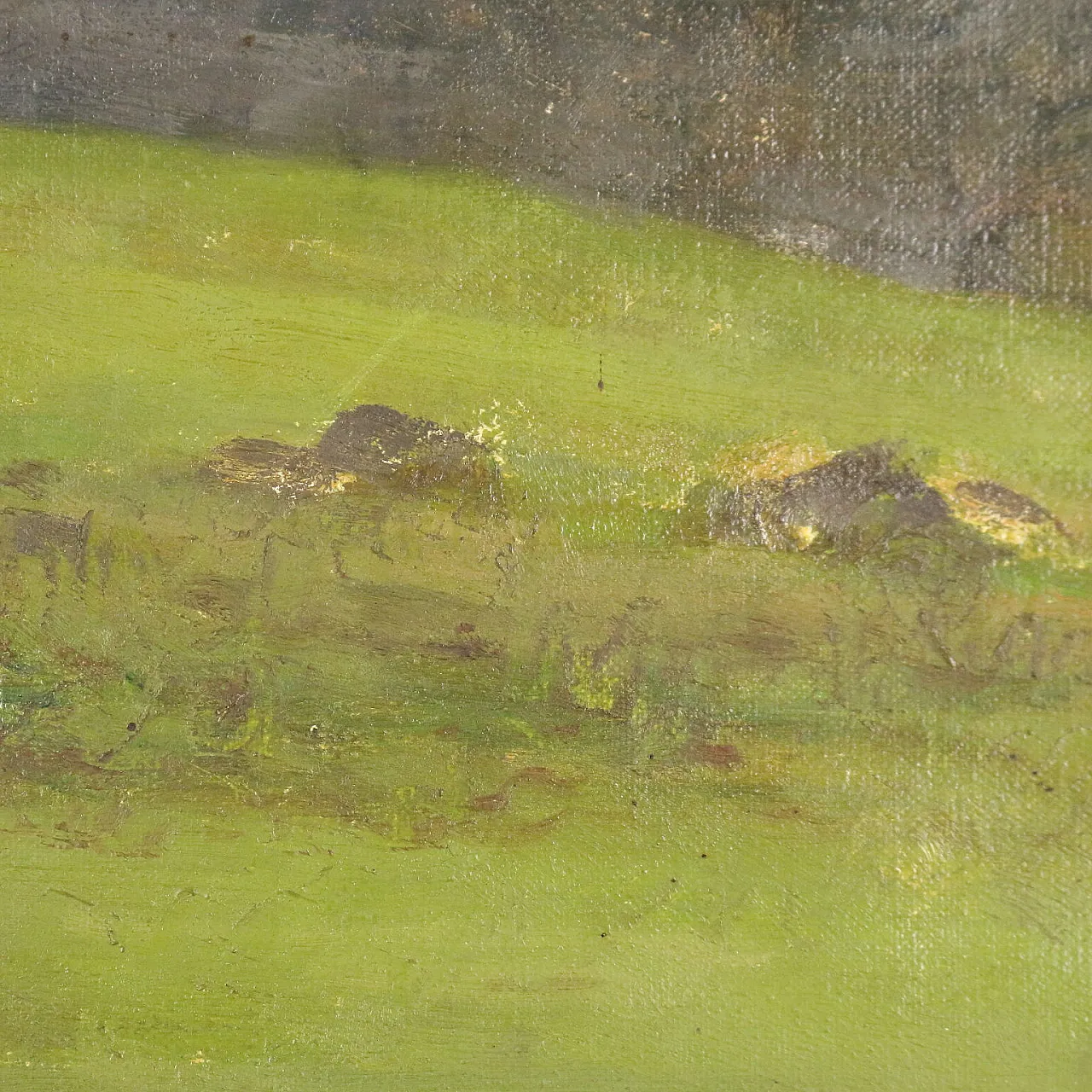 Glimpse of the Lombardy countryside by Eugenio Spreafico, 19th century 4