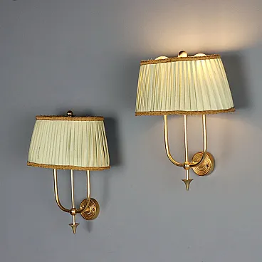 Coppia di applique, metà '900
