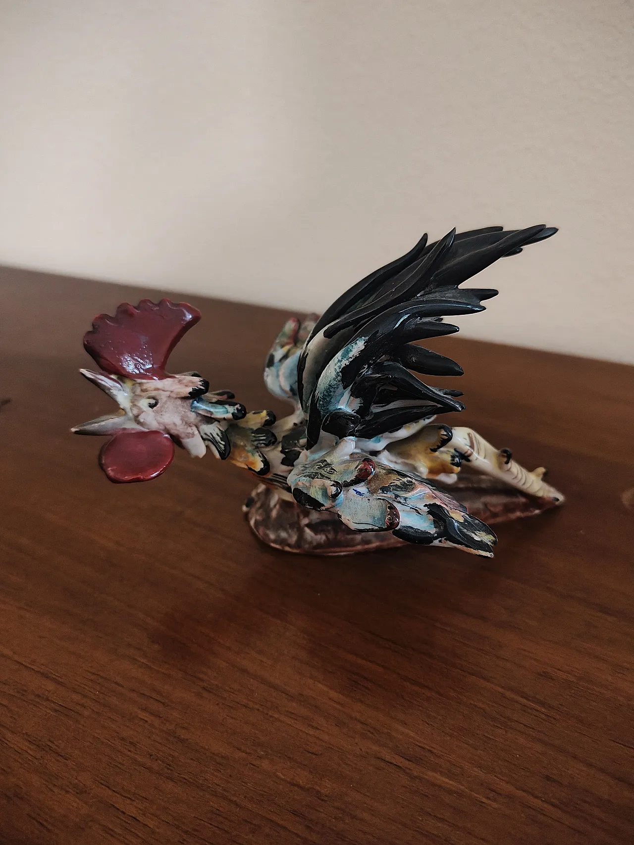 Pair of ceramic roosters 3