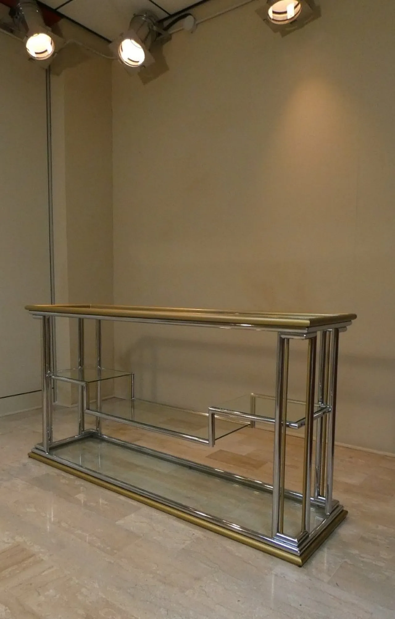 Hollywood Regency console table, Italy, 1970s 2