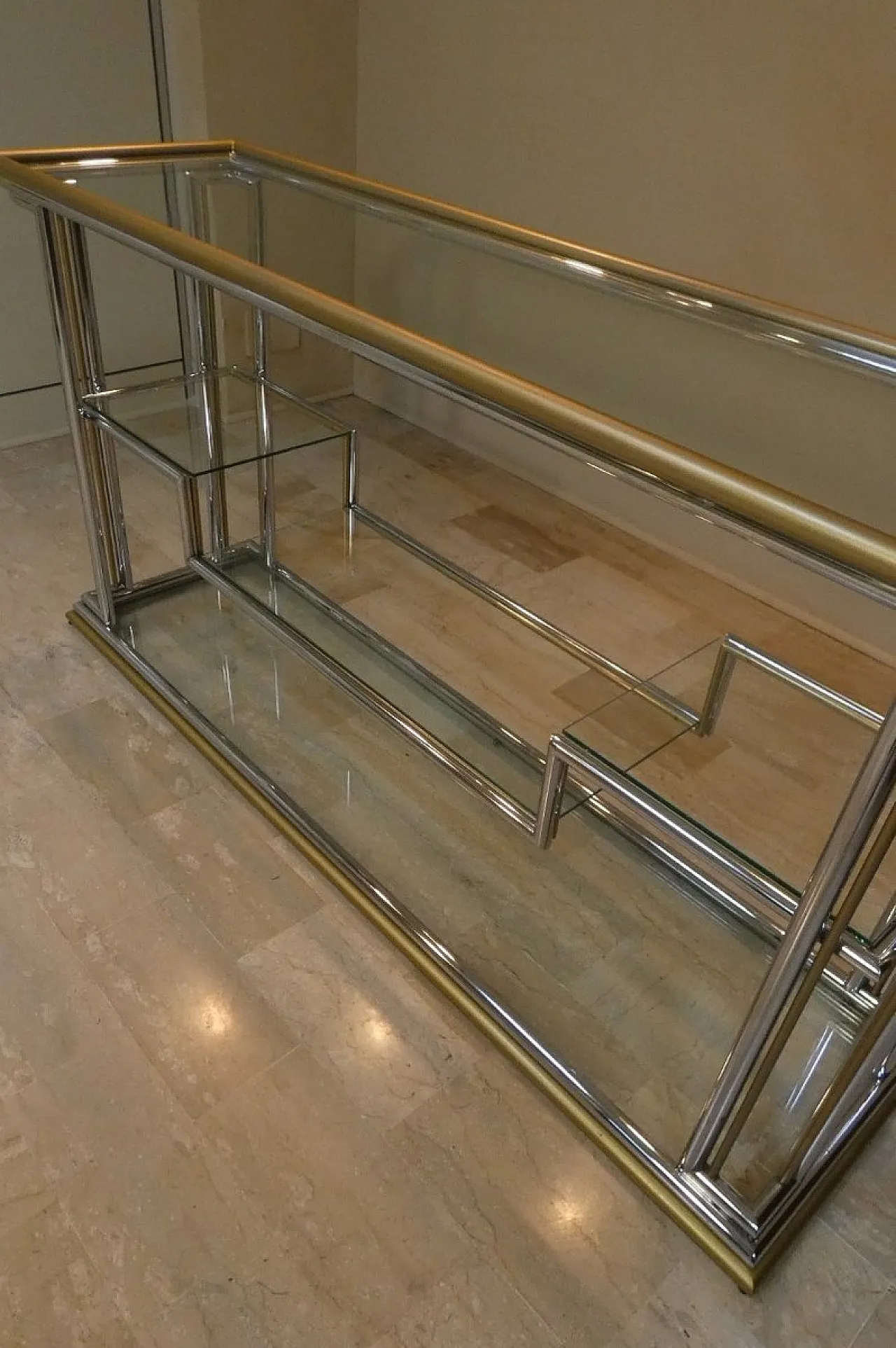 Hollywood Regency console table, Italy, 1970s 3