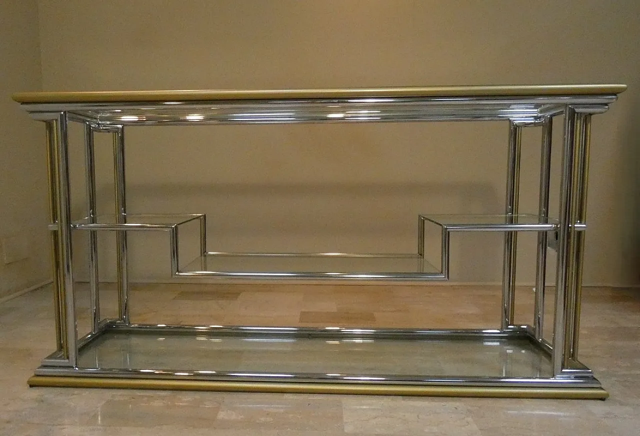 Hollywood Regency console table, Italy, 1970s 4