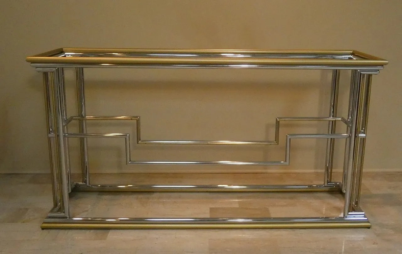 Hollywood Regency console table, Italy, 1970s 9