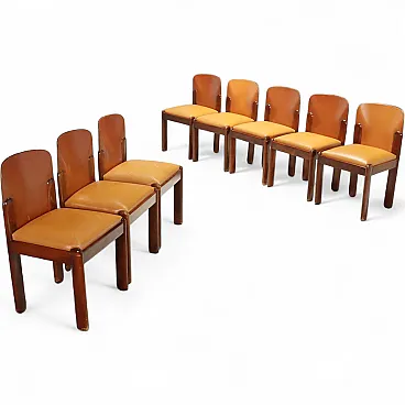8 Chairs by Silvio Coppola for Bernini, 1960s
