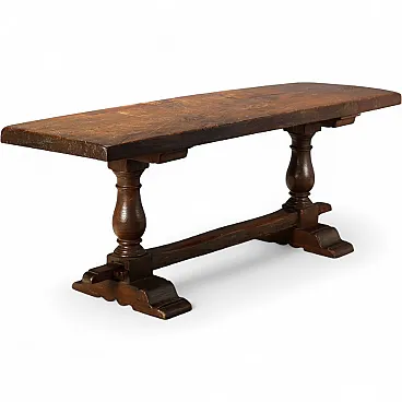 Chestnut table, late 19th century