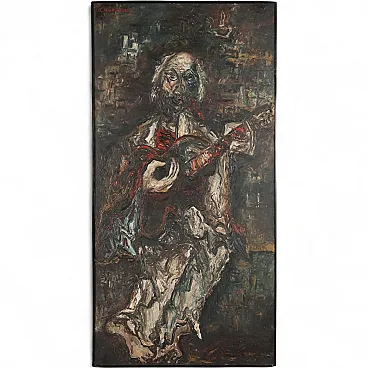 Guitar Player by Antonio Manzoni, 20th century