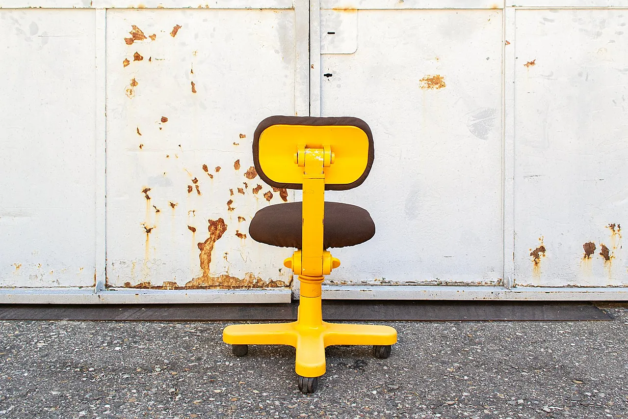 Sedia girevole di Ettore Sottsass per Olivetti Synthesis, anni '60 4