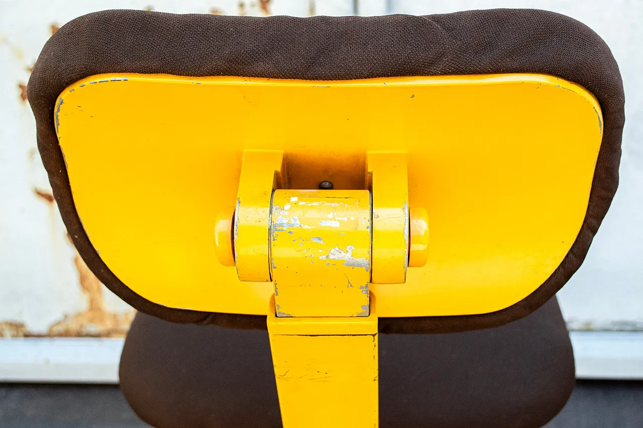 Sedia girevole di Ettore Sottsass per Olivetti Synthesis, anni '60 5