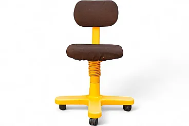 Sedia girevole di Ettore Sottsass per Olivetti Synthesis, anni '60