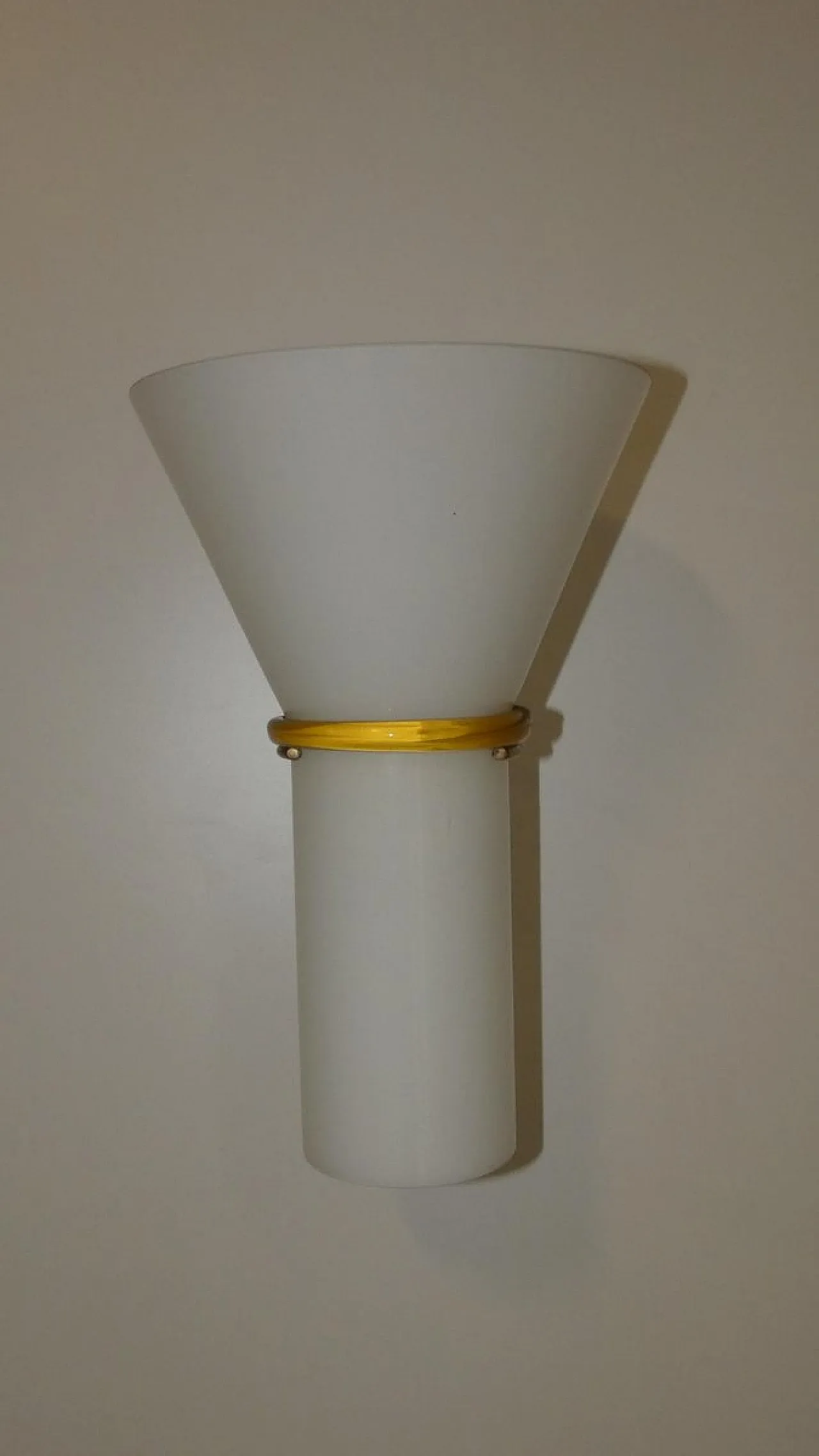 Murano glass wall lamp from Leucos, Italy, 1970s 1