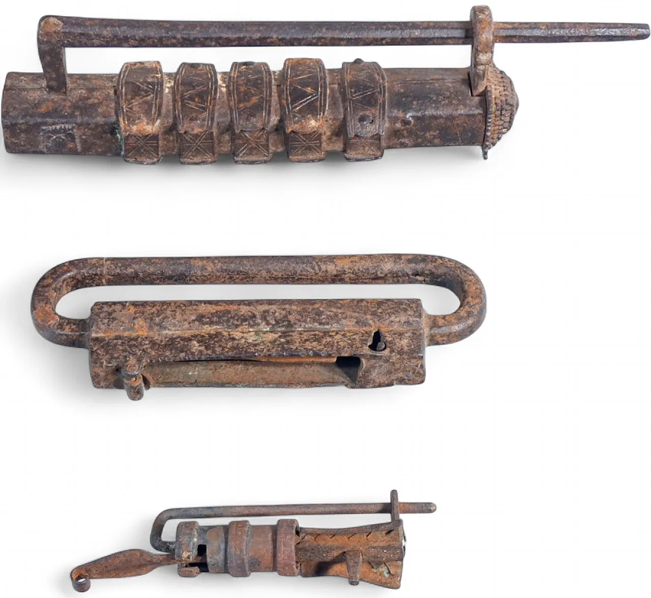 3 Iron locks, 19th century 17