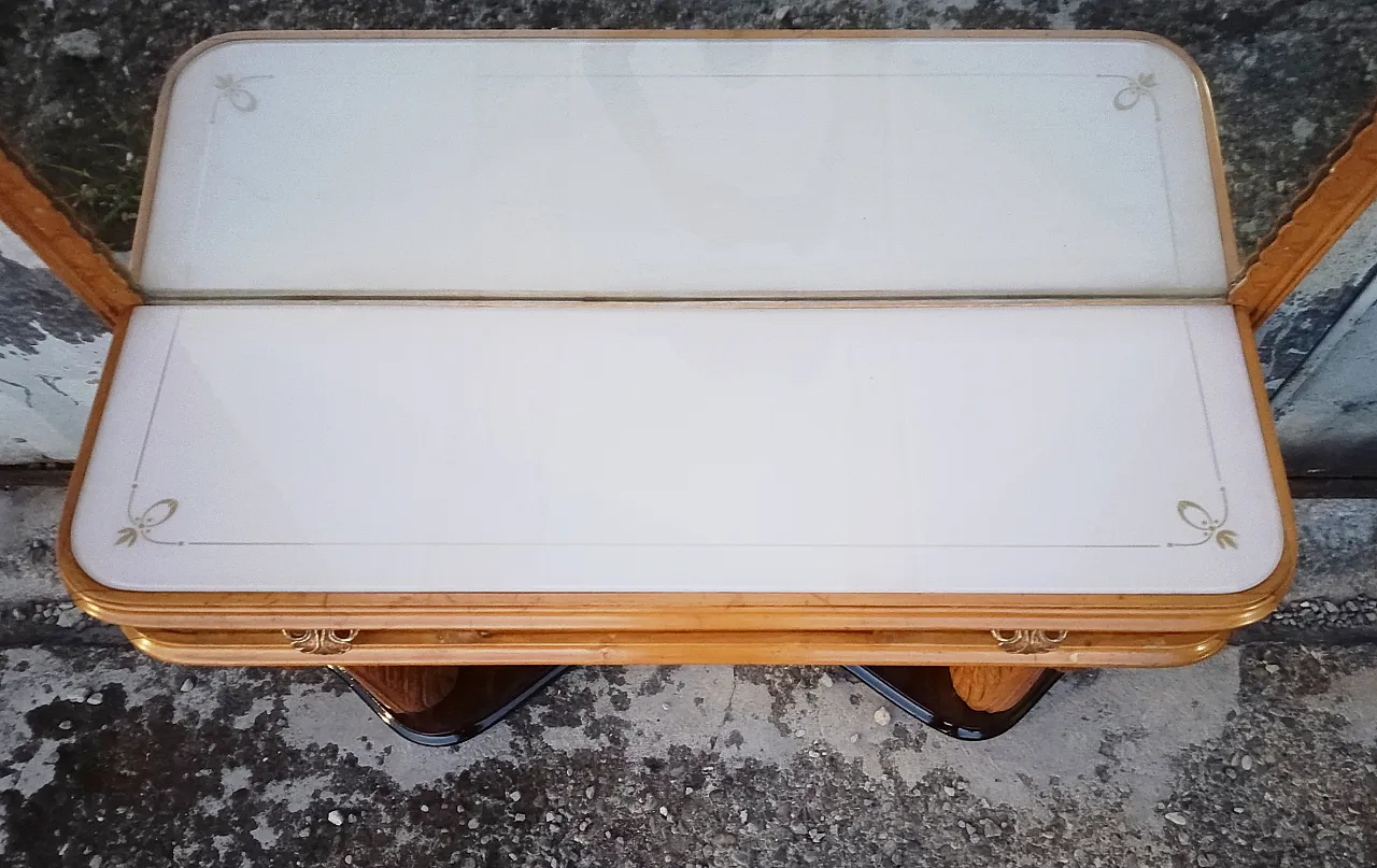 Mirror with console attributed to Paolo Buffa, 1950s 5