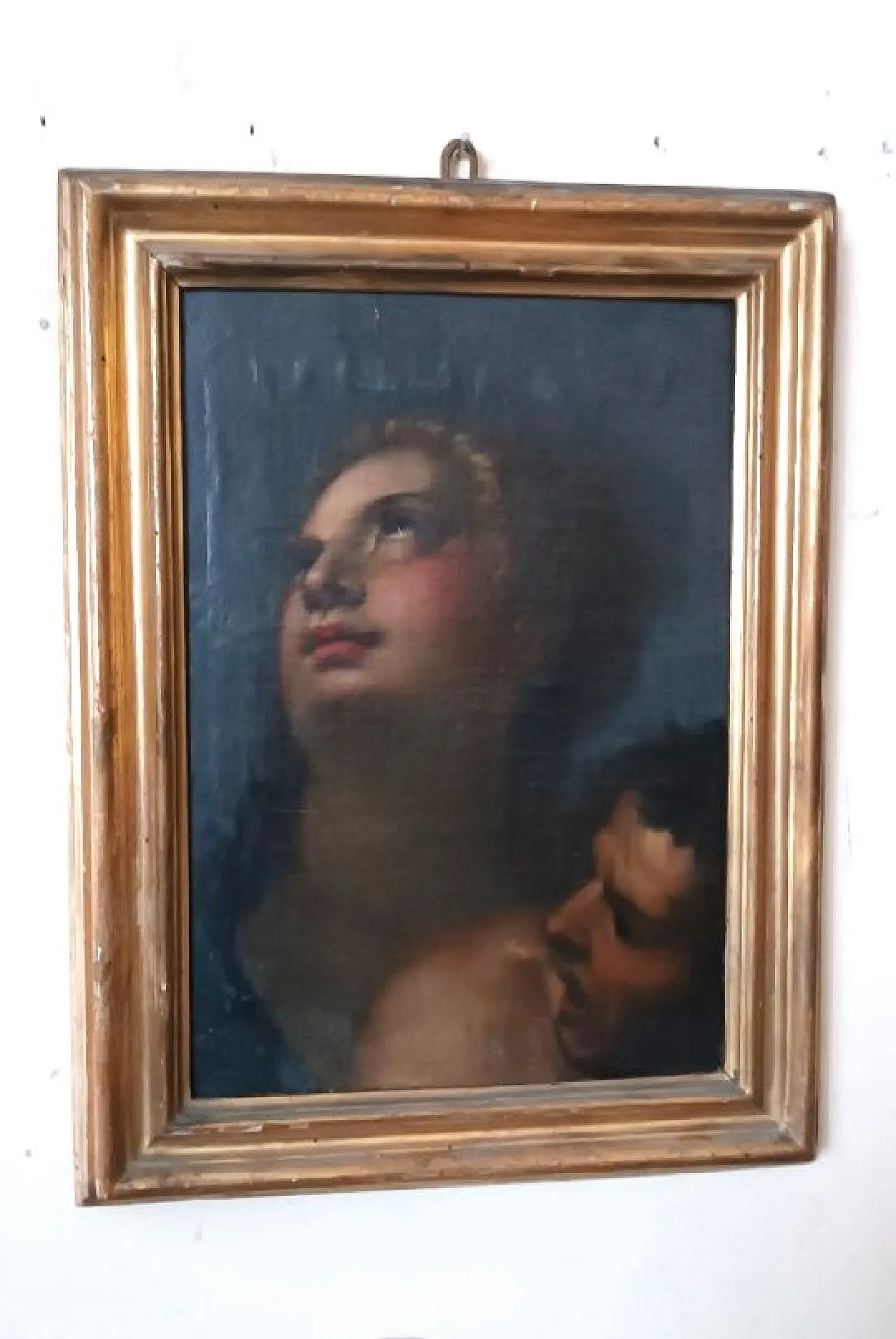 Portrait of two figures, oil on canvas, Italian school, 17th century 1