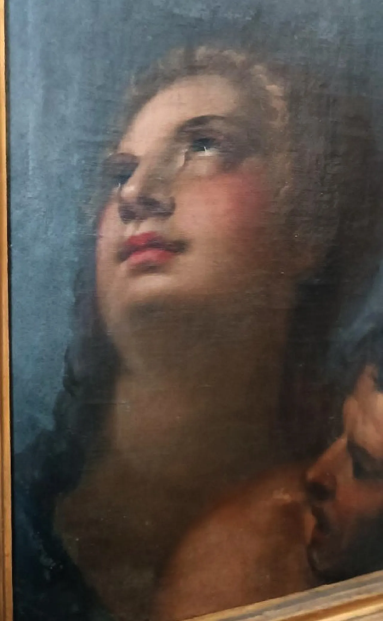 Portrait of two figures, oil on canvas, Italian school, 17th century 7