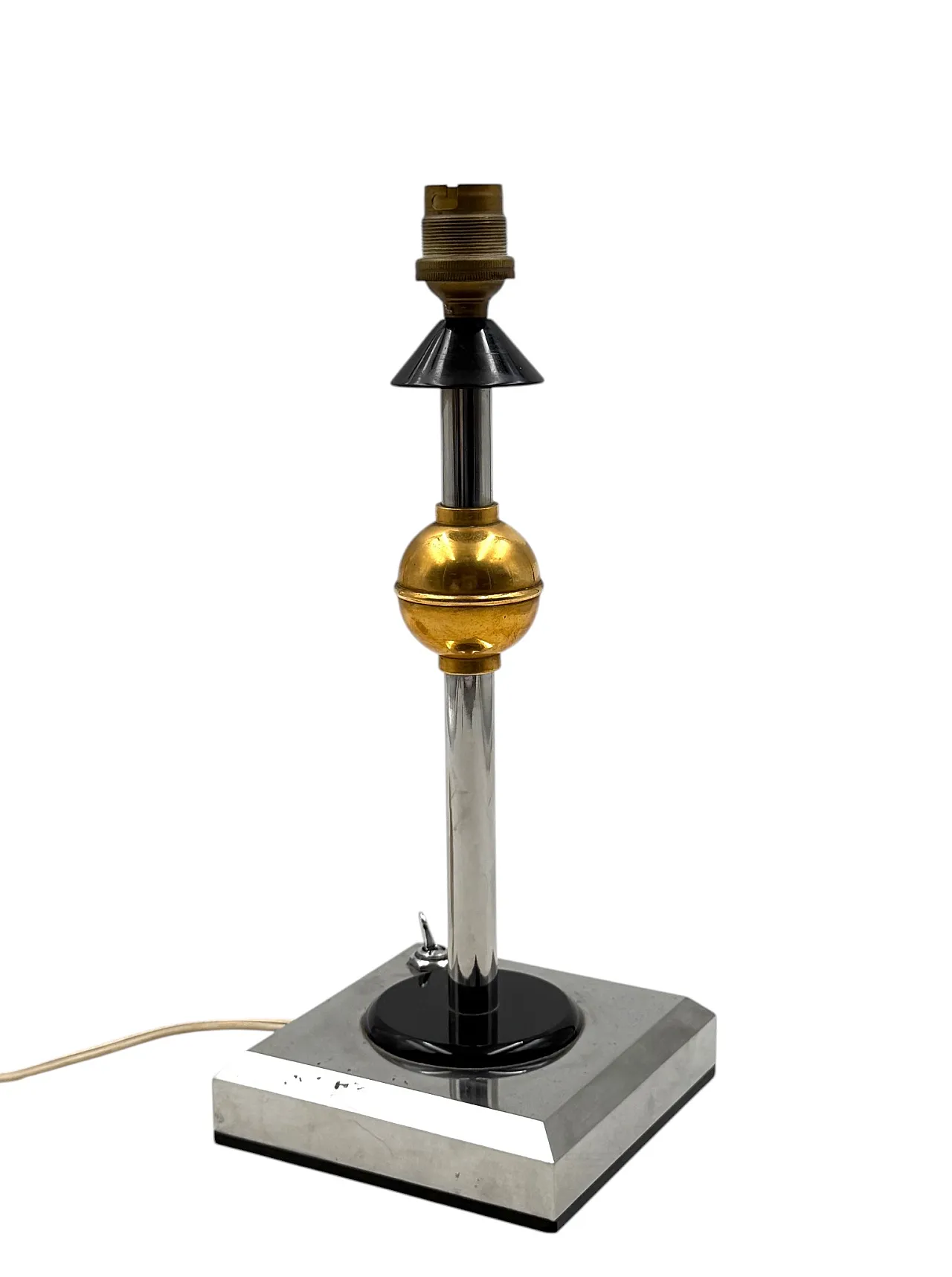 Art Deco style Bakelite table lamp, France, 1980s 1