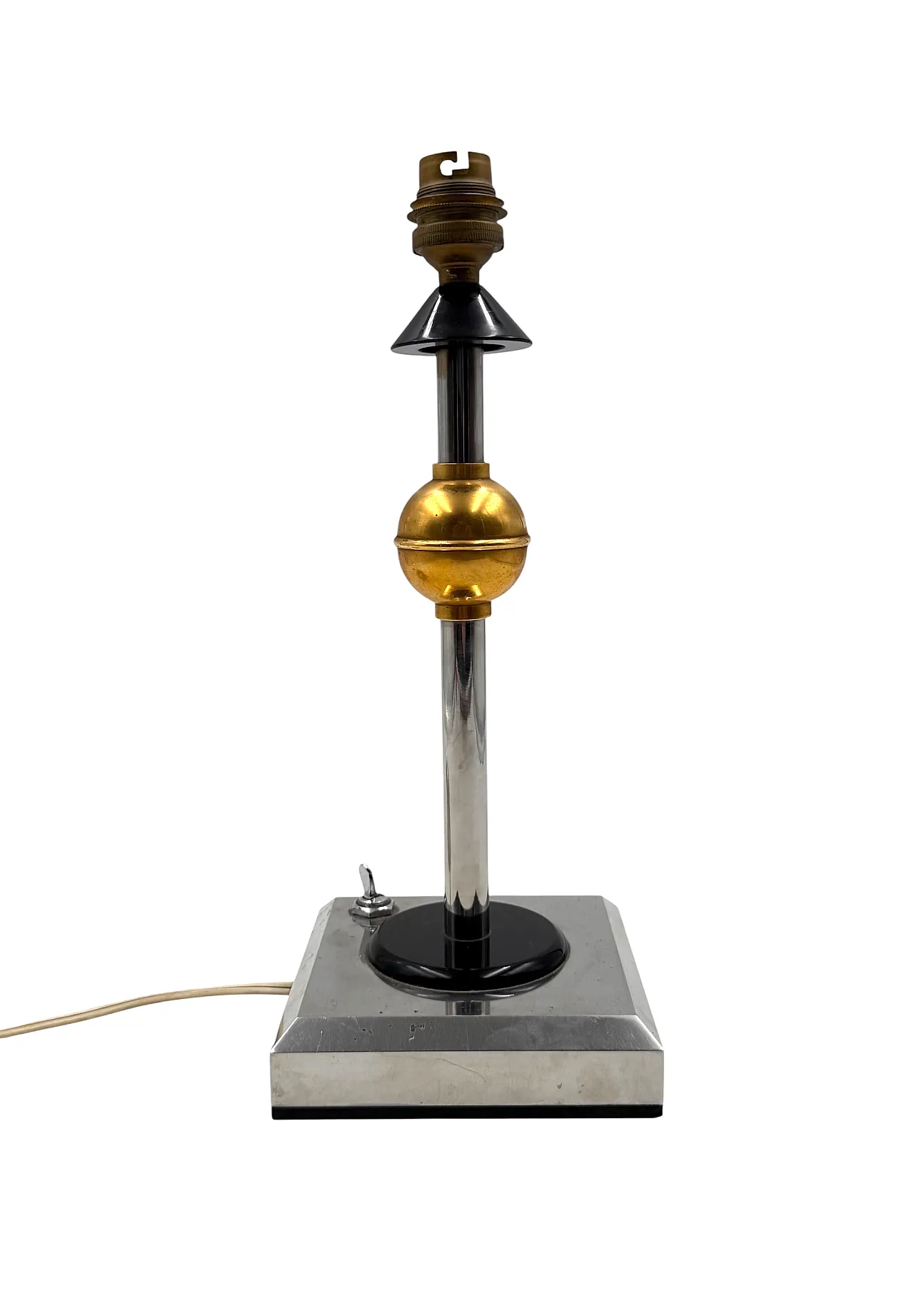 Art Deco style Bakelite table lamp, France, 1980s 2