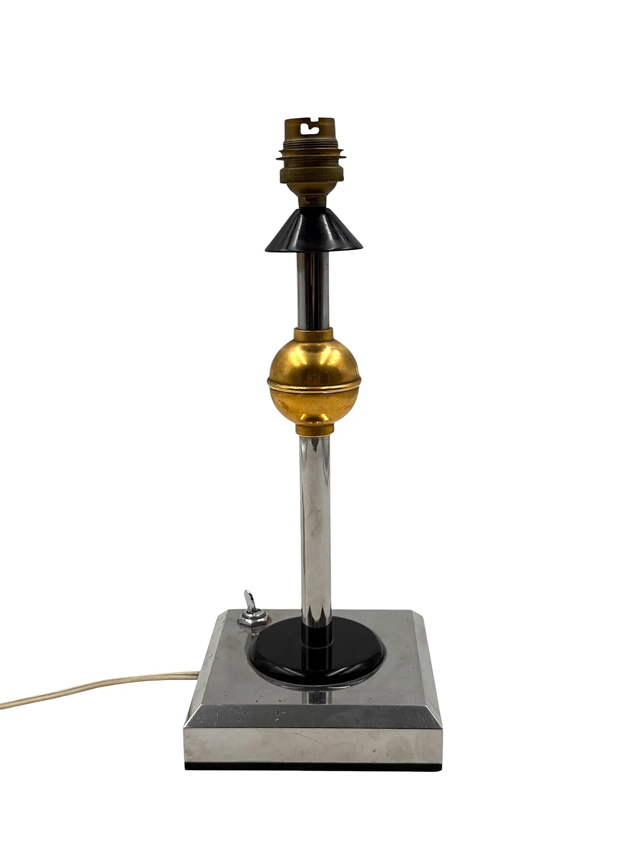 Art Deco style Bakelite table lamp, France, 1980s 3