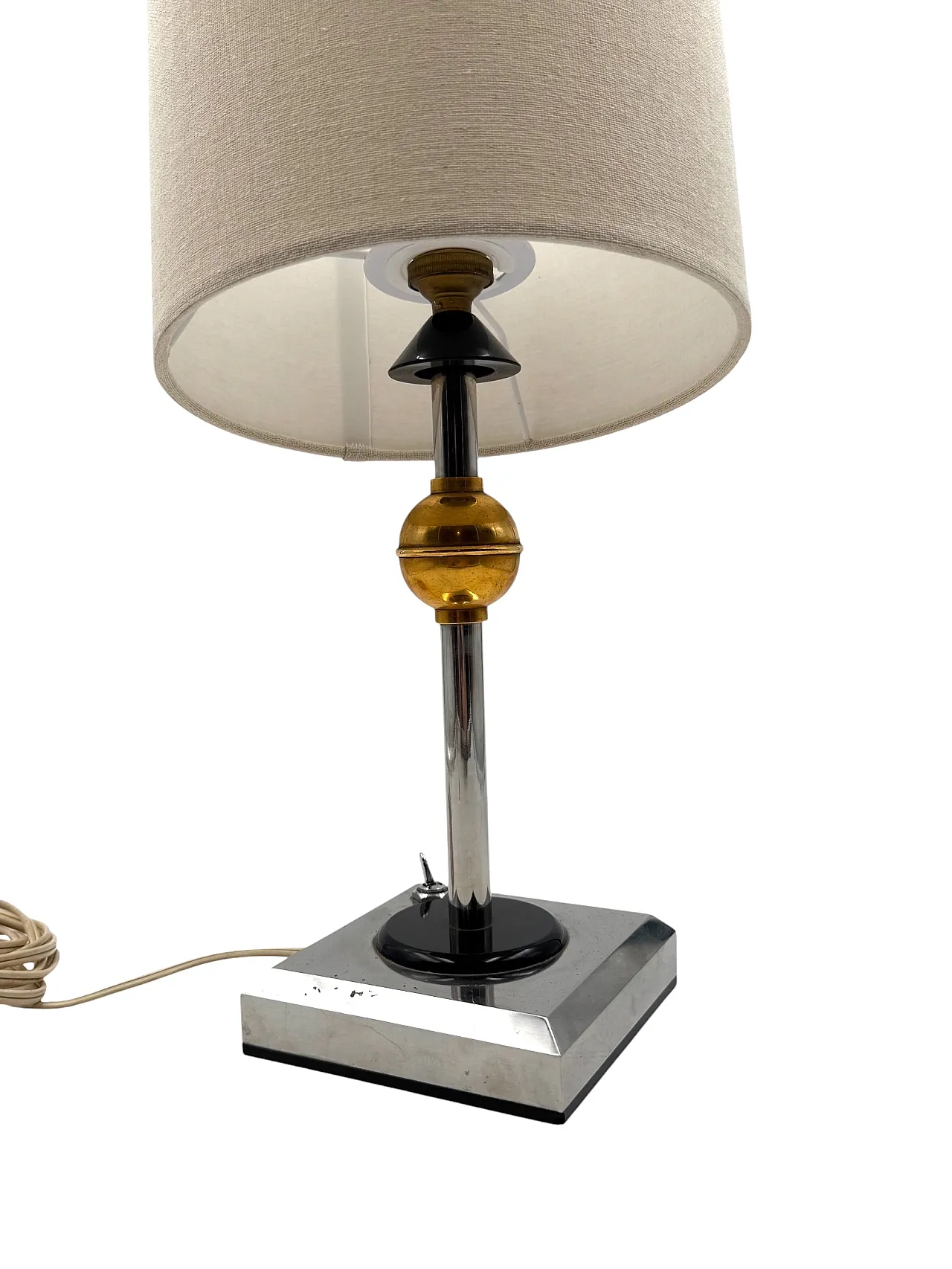 Art Deco style Bakelite table lamp, France, 1980s 7
