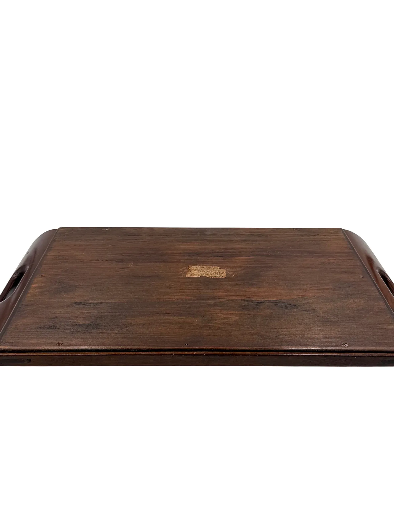 Wooden tray inlaid with butterfly wings, Brazil, 1950s 11