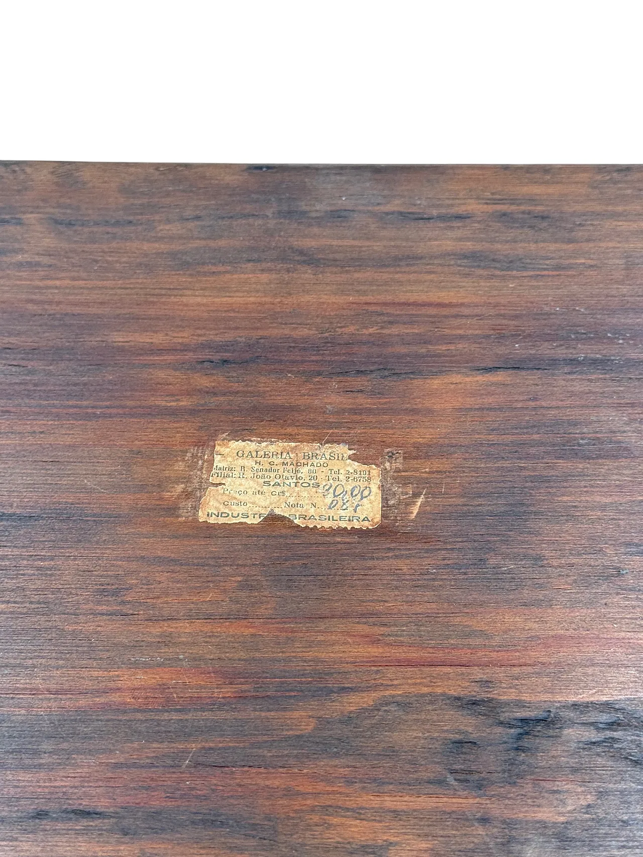 Wooden tray inlaid with butterfly wings, Brazil, 1950s 12