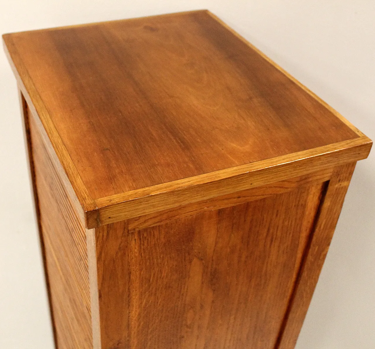 Filing cabinet with oak archive filing shutter, early 1900s 8