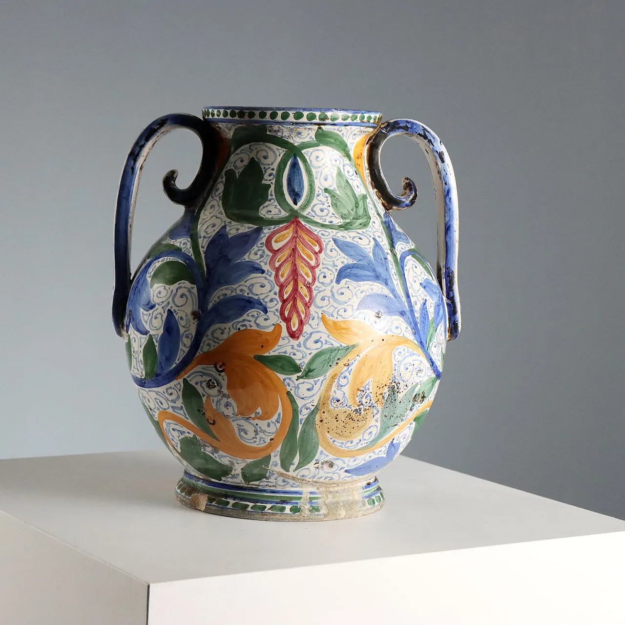 Majolica amphora, 20th century 7