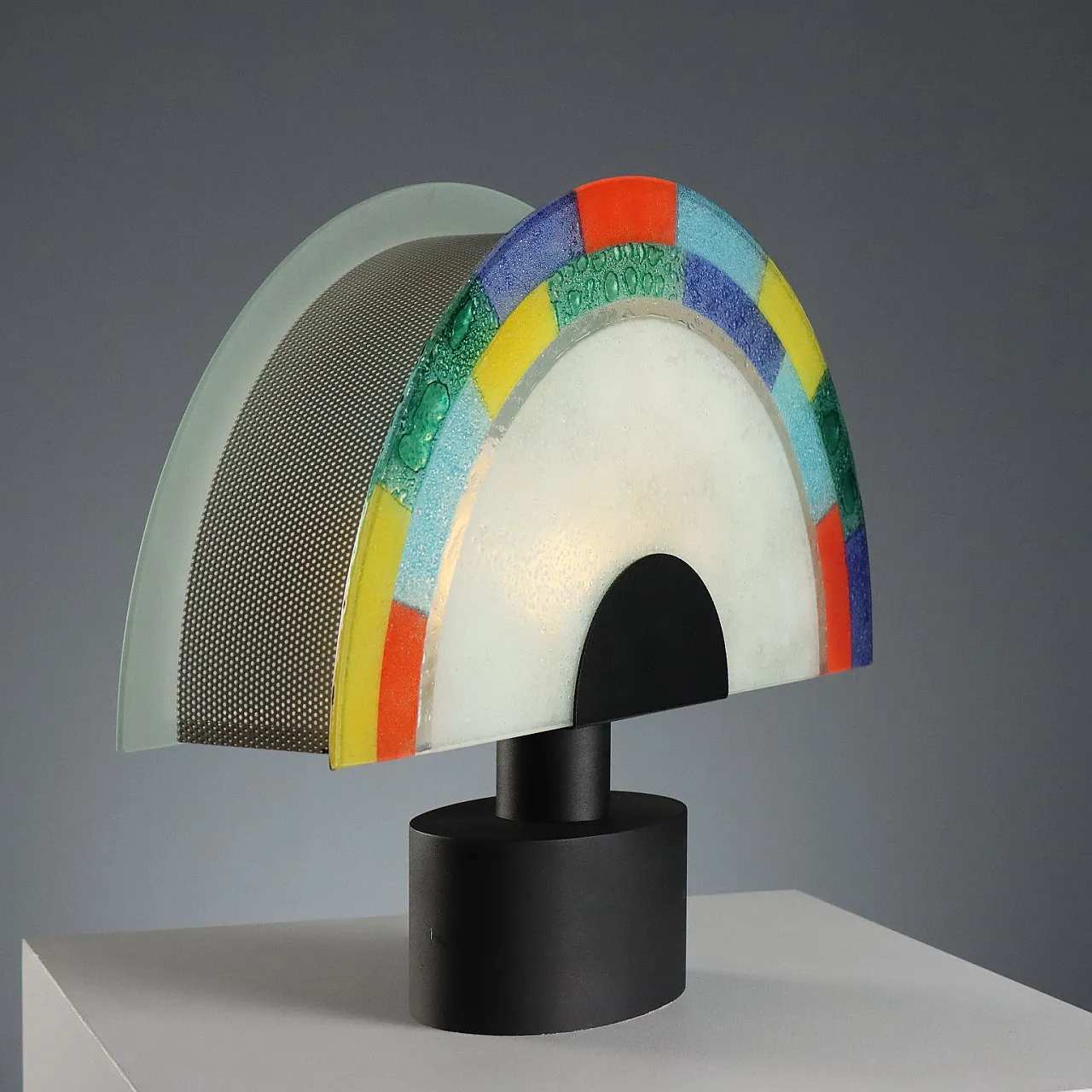 Murano glass table lamp, 1980s 5