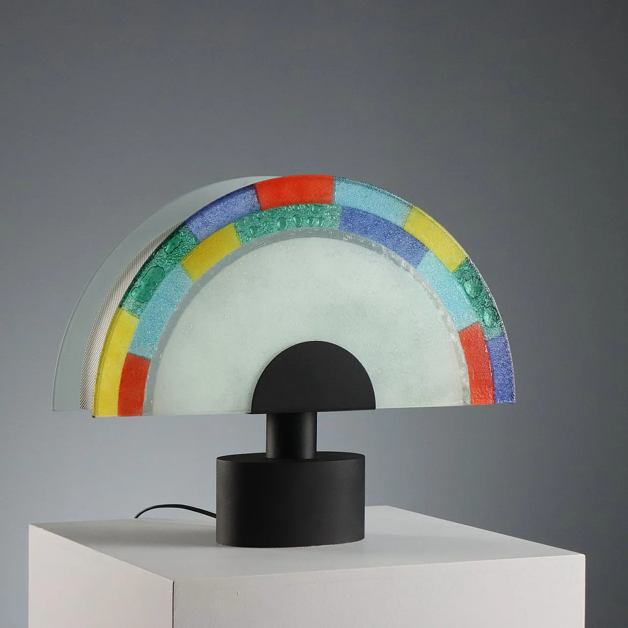 Murano glass table lamp, 1980s 6