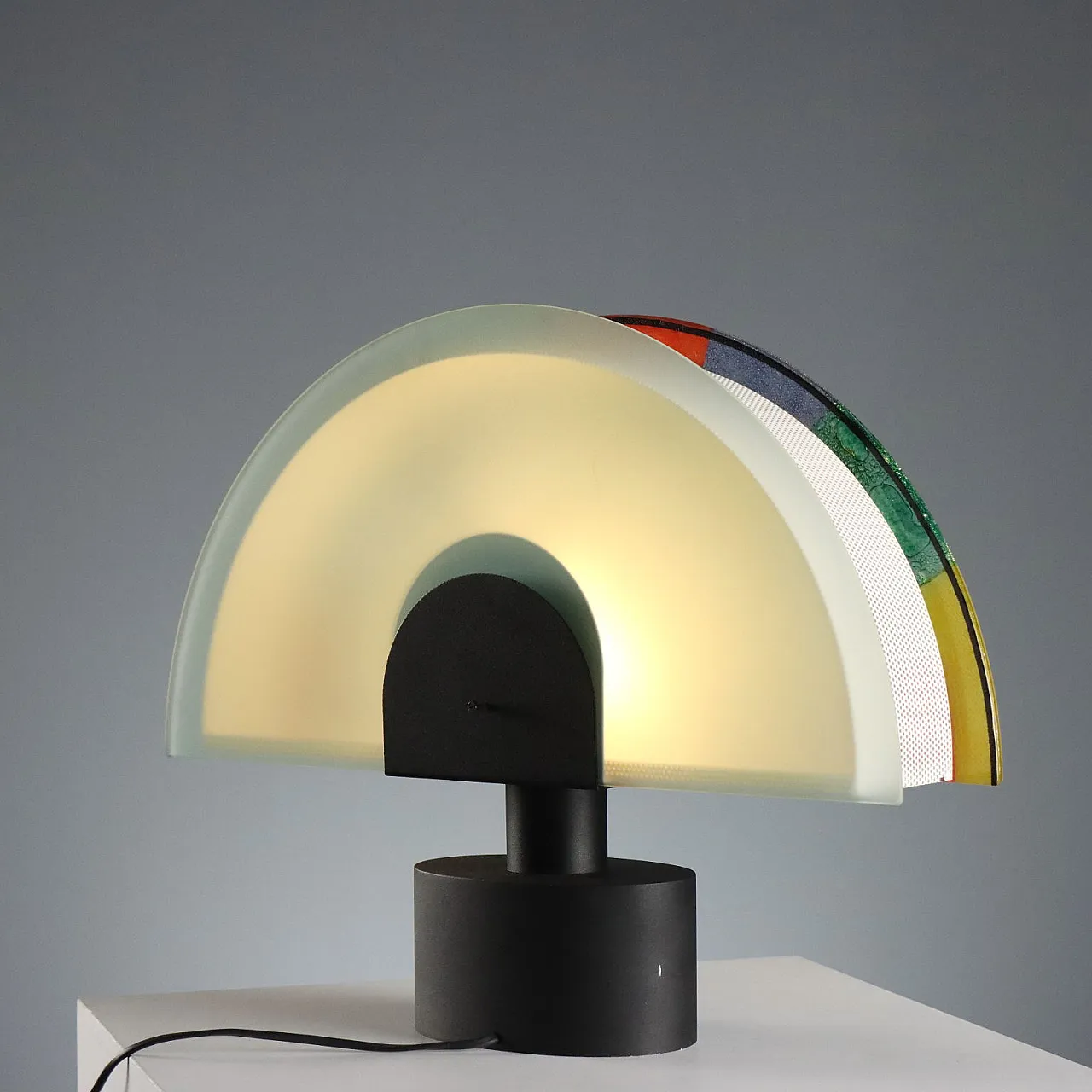 Murano glass table lamp, 1980s 10