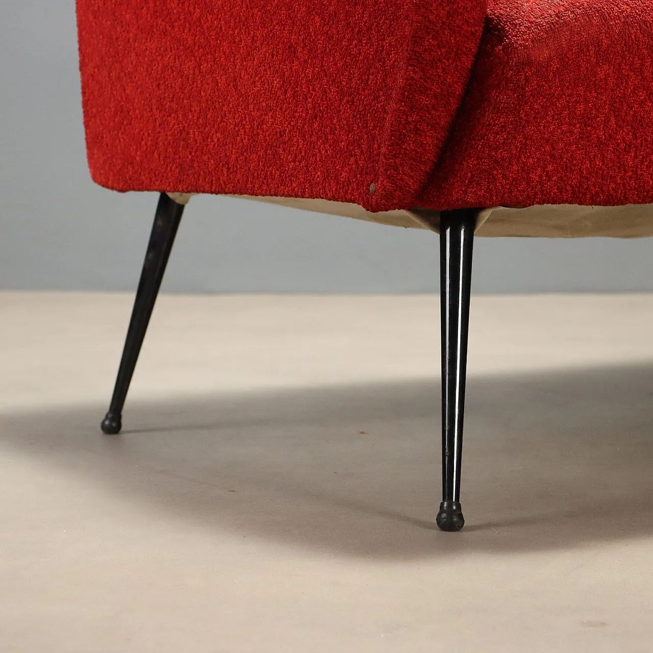 Sofa in fabric with metal legs, 1960s 5