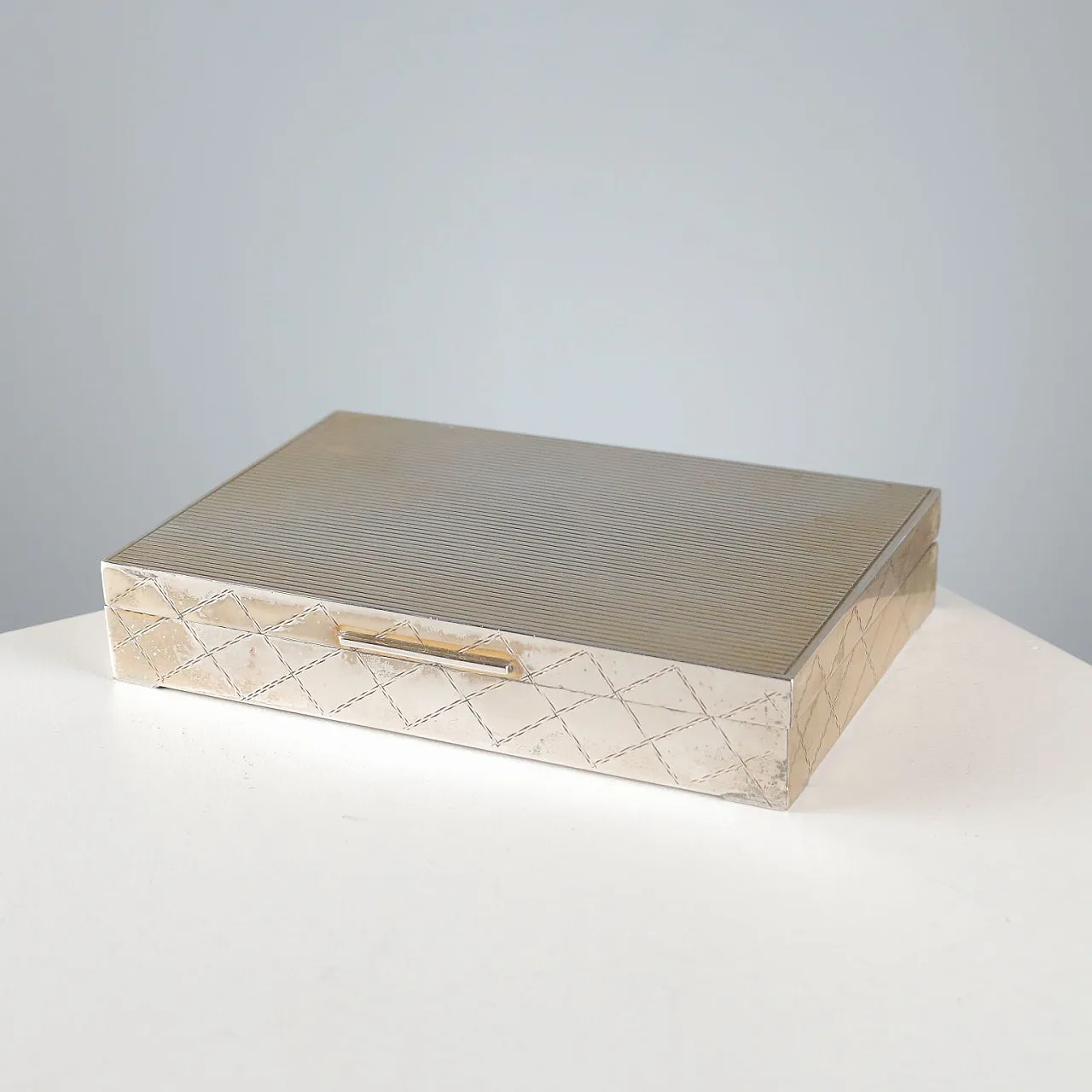 Morandi Irma Florence silver box, 20th century 1