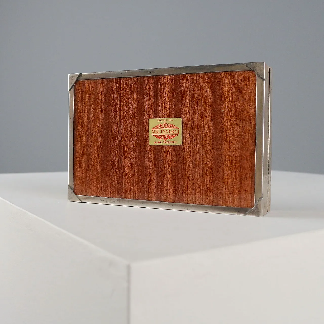 Morandi Irma Florence silver box, 20th century 6