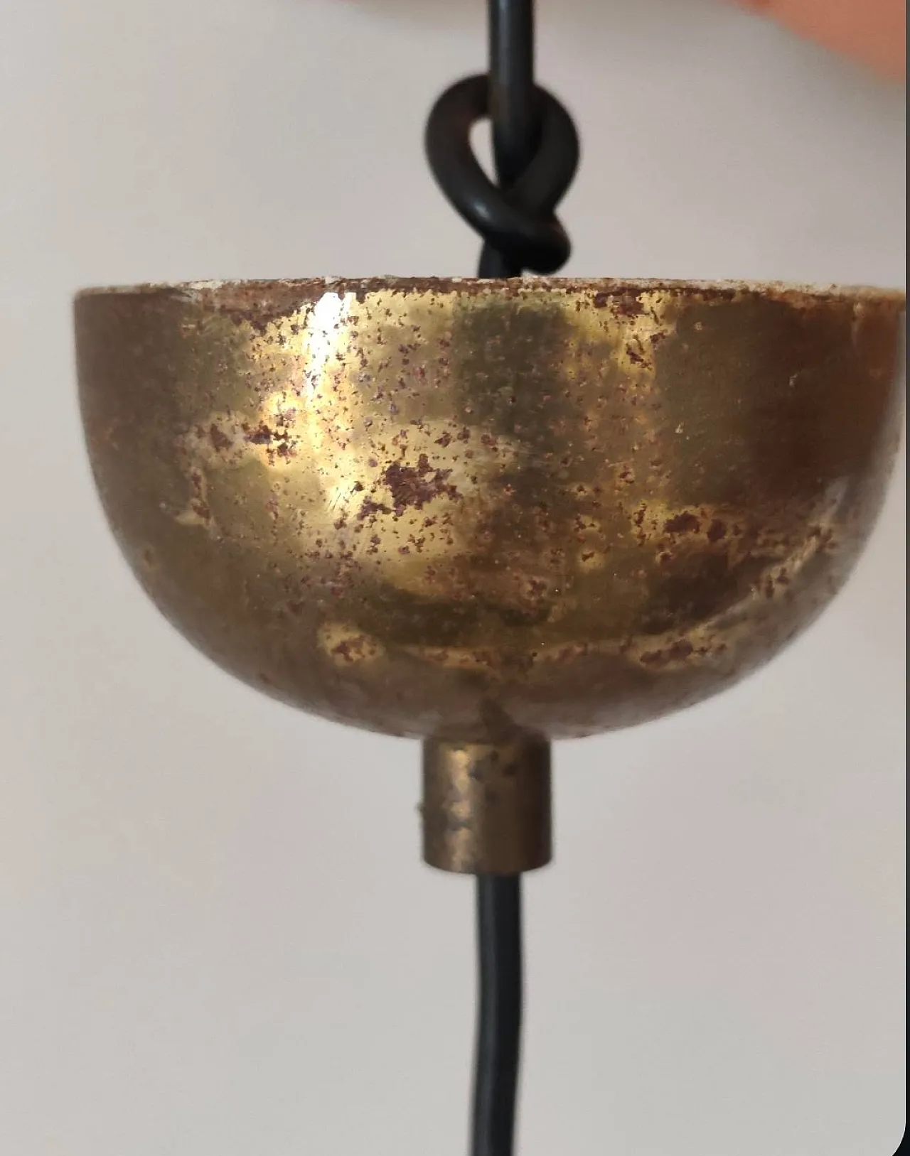 Coppia di lampade a sospensione in vetro di Murano, anni '40 3