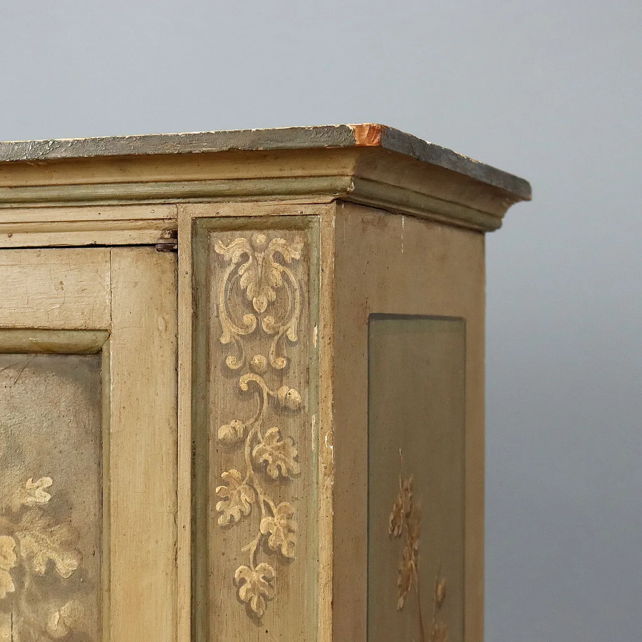 Baroque style sideboard in fir and poplar, 19th century 5
