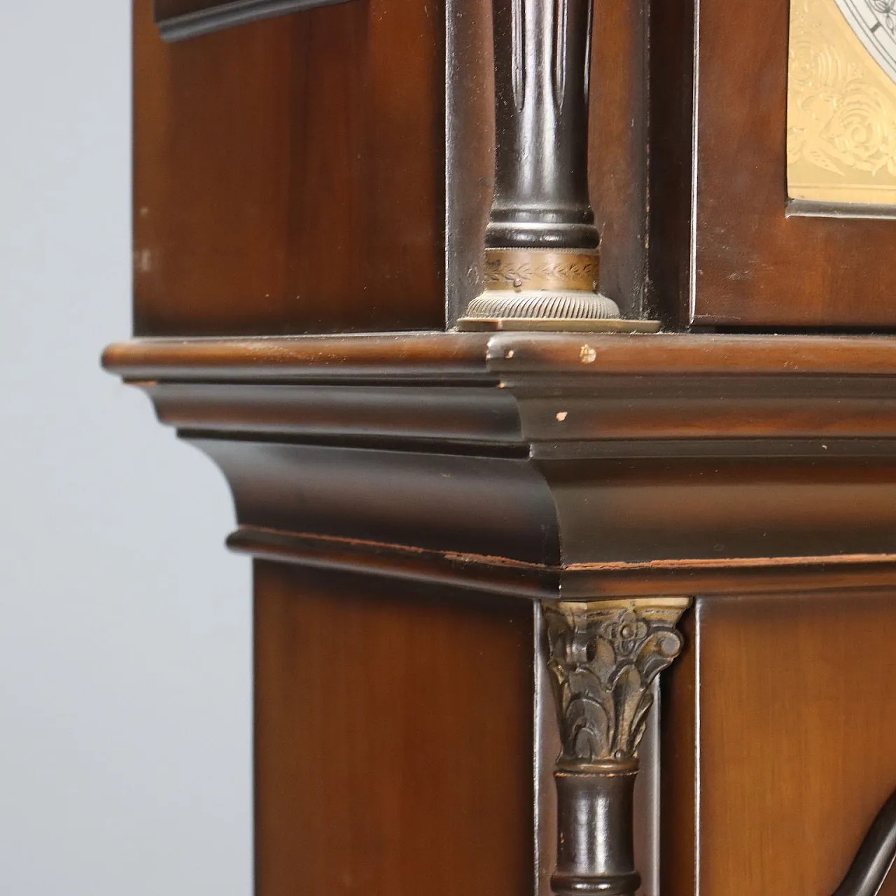 Walt pendulum clock in painted wood, 20th century 10
